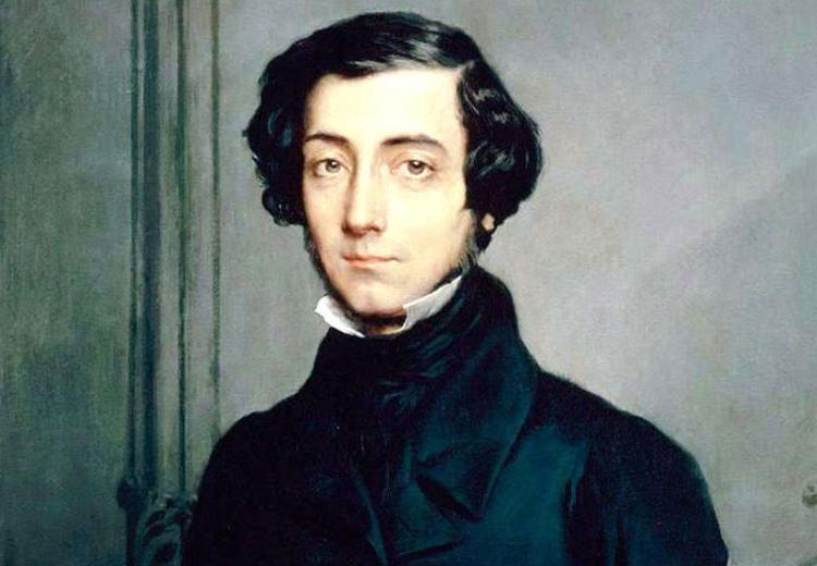 Alexis de Tocqueville, oil on canvas.