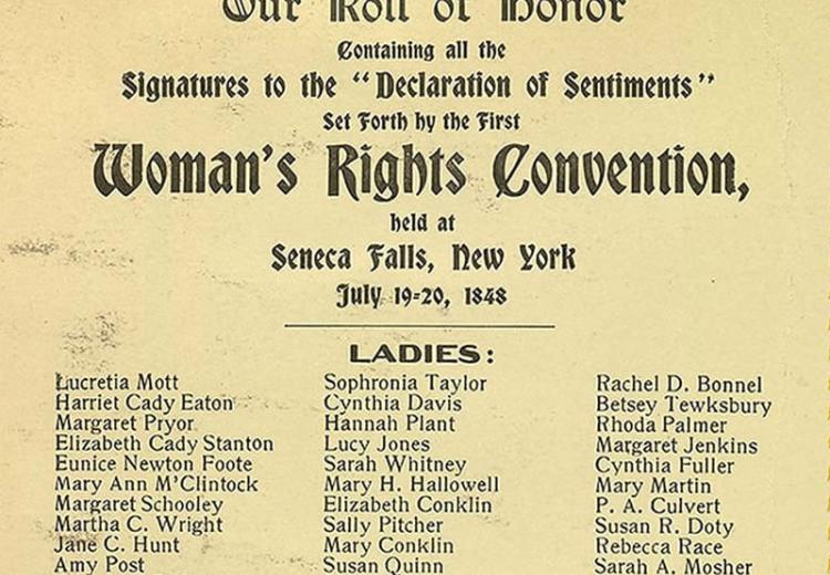 The Declaration of Sentiments by the Seneca Falls Conference (1848