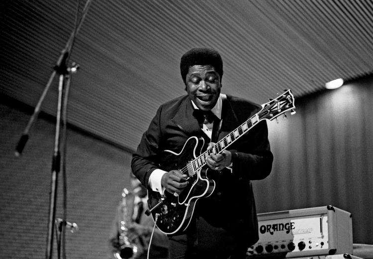 B.B. King Live in Hamburg, Germany, November 1971.