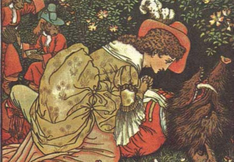 Illustration for Beauty and the Beast. London: George Routledge and Sons, 1874.