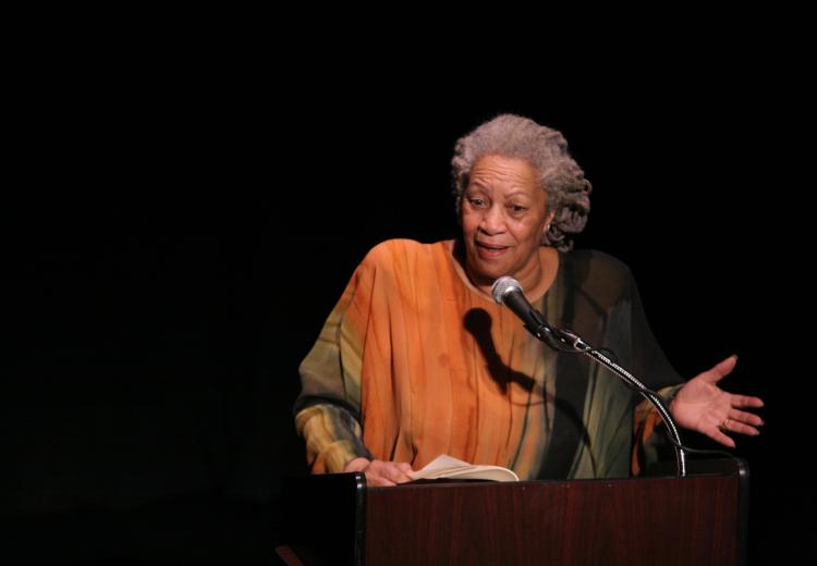 Toni Morrison speaking at The Town Hall, New York City, February 26, 2008