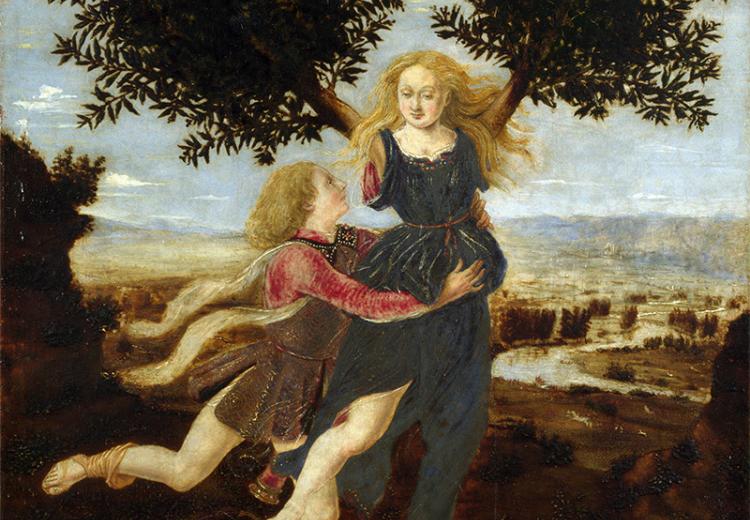 The nymph Daphne prayed for rescue when she was pursued by the god Apollo.