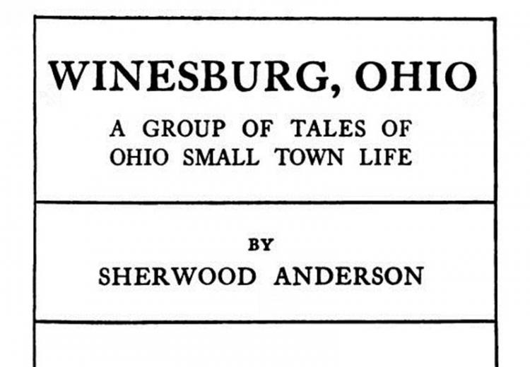 First edition title page of Winesburg, Ohio.